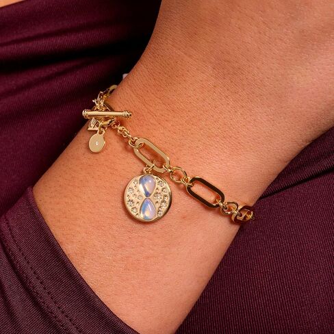 Alex and Ani Harry Potter Time Turner Toggle Bracelet, Brass Shiny Gold in Saudi Arabia