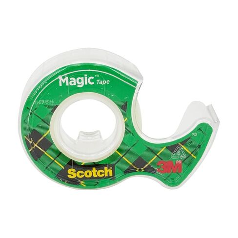 Invisible Magic Tape – 12 Rolls with Dispensers, 3/4" x 350" Each – Clear Office & School Tape for Repairs, Labeling, and Wrapping in Saudi Arabia