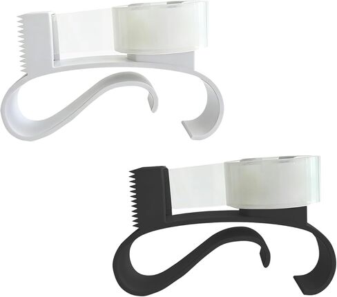 Ergonomic Handheld Tape Dispenser - One-Handed Gift Wrapping Tool,3D Printed Tape Cutter Dispenser for Gift Wrapping,Packing and Crafting(Set of 2) in Kuwait