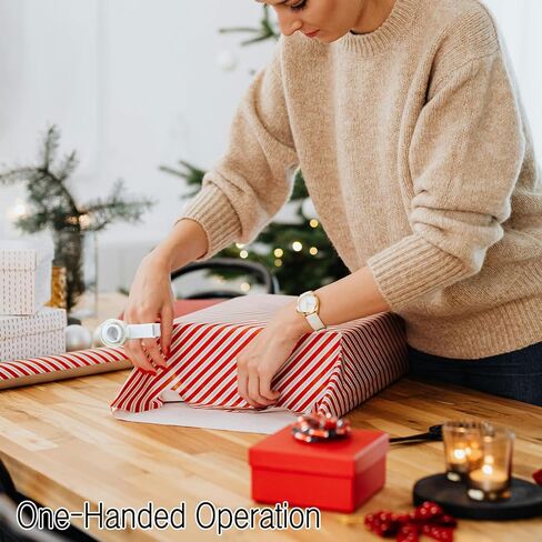 Ergonomic Handheld Tape Dispenser - One-Handed Gift Wrapping Tool,3D Printed Tape Cutter Dispenser for Gift Wrapping,Packing and Crafting(Set of 2) in Kuwait