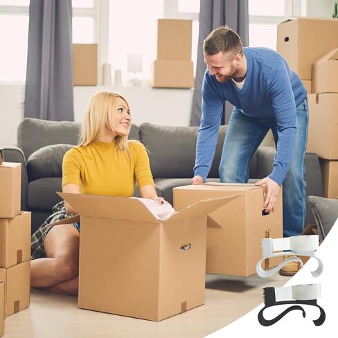 Ergonomic Handheld Tape Dispenser - One-Handed Gift Wrapping Tool,3D Printed Tape Cutter Dispenser for Gift Wrapping,Packing and Crafting(Set of 2) in Kuwait