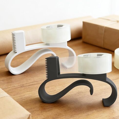 Ergonomic Handheld Tape Dispenser - One-Handed Gift Wrapping Tool,3D Printed Tape Cutter Dispenser for Gift Wrapping,Packing and Crafting(Set of 2) in Kuwait