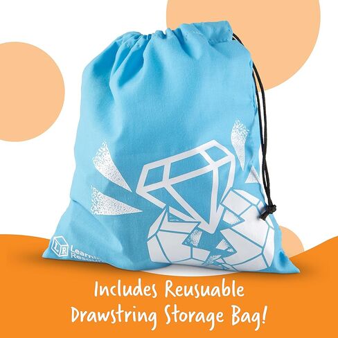 Learning Resources Rock 'n Gem Surprise, Sorting, Matching & Counting Skills Activity Set, Early STEM, 19 Pieces, Ages 3+ in Kuwait