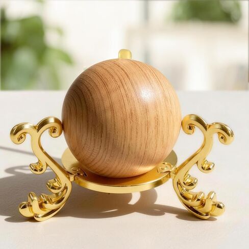 Dirvcp 10 قطع من حوامل كرات الكريستال الذهبية، حامل عرض كروي ذهبي لكرات كريستال 40 مم - 80 مم، حامل عرض من الزجاج والحجر الطبيعي، منظم الصخور المزخرف in Kuwait