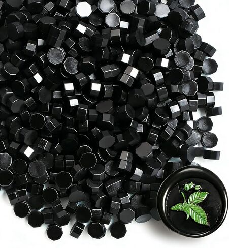 خرز ختم الشمع، 520 قطعة من خرز الشمع الختم من تومجينرين، خرز ختم لبطاقات التهنئة بالحروف وحرف ختم النبيذ لصنع دعوات الزفاف والحفلات (أخضر الصنوبر) in Kuwait