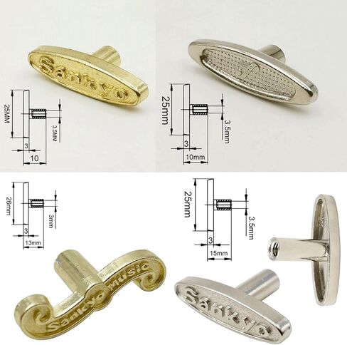 5pcs/lot Different Sizes Musical Box Movement Key Musical Box T Shape Bar Replacement Wind Key Knobs Music Box Parts (5pcs/lot Different) in Saudi Arabia
