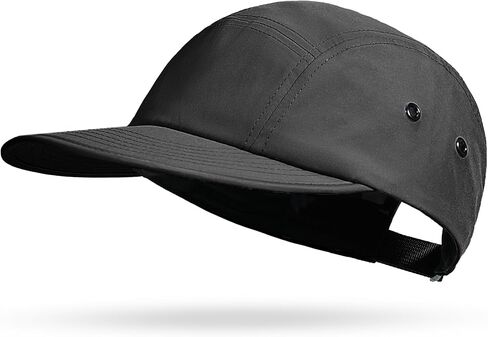 قبعات كروجو 5 ألواح تبريد قبعة بيسبول قبعات مسطحة بحواف للرجال قبعة سريعة الجفاف قبعة كلاسيكية للفارس قبعة تخييم UPF50 + قبعات للشمس in Kuwait