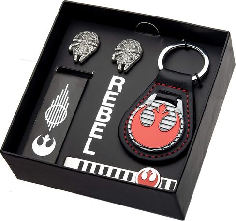 Star Wars Rebel Keychain, Tie Clip, Money Clip and Cufflink Set in Saudi Arabia