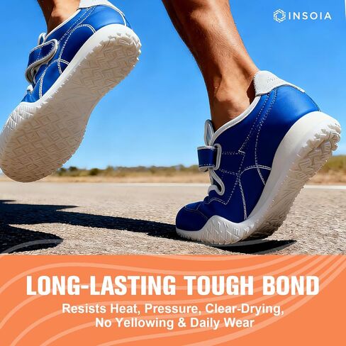 طقم إصلاح نعل غراء الأحذية 29.5 مل × 2، لاصق أحذية شفاف شديد التحمل، مقاوم للماء، مرن، للأحذية الرياضية، والأحذية طويلة الرقبة، والجلود، والمطاط، والقماش، والكعب، والرقعة والمزيد - يجف الأسمنت في غضون 24 ساعة in Kuwait