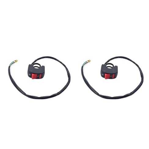 Motorcycle Universal 22mm Handlebar Electric Flameout Starter Stop ON Off Switch Compatible with GR8(3 Pcs) in Saudi Arabia