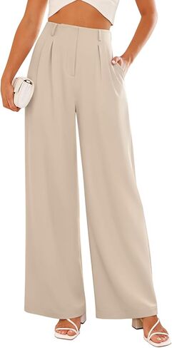 NIMIN Womens Wide Leg Work Pants Business Casual Outfits High Waisted Dress Pants 2026 Office Slacks Trousers with Pockets in Saudi Arabia