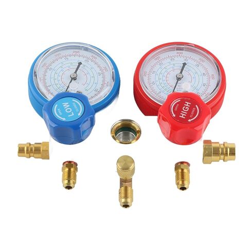 3 Way AC Diagnostic Manifold Gauge Set Refrigerant Charging Tool Kit for R410A R22 R404 in Saudi Arabia