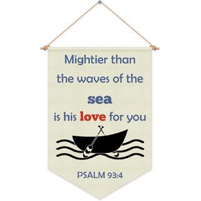 Inspirational Bible Verse Wall Decor for Nursery Hanging Pennant Flag Banner Motivational Wall Sign Decor Gift for Bedroom Front Door Teen Room Bible Scripture Religious Christmas Birthday Gift in Saudi Arabia