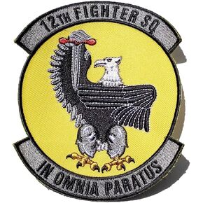 12th Fighter Squadron in Omnia Paratus Patch – Sew On in Saudi Arabia