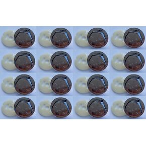 20 قطعة عجلات الوقود الكروم عجلة حافة المسامير البراغي #3760-16/5150-16R in Kuwait