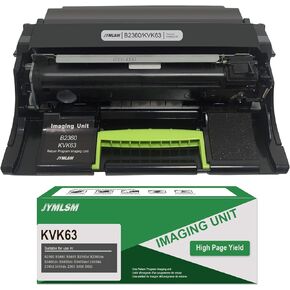 KVK63 Imaging Unit (1 Pack), Compatible Drum Unit Replacement for Dell B2360 B2360d B2360dn B3460dn B3465dn B3465dnf S2830dn S2830 printer, High Yield 60,000 pages, Parts No#: 331-9810 331-9811 in Kuwait