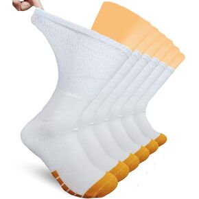 جوارب طاقم عرض إضافي لمرضى السكري جورب لعلاج السمنة غير ملزم للنساء والرجال وأقدام منتفخة مقاس كبير لمرضى السكر 3 أزواج in Kuwait