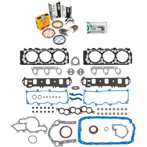 Evergreen SA-5494169342-6 Full Gasket Set Bearings Rings Fit 91-95 Ford Mercury 3.0L OHV VIN U 1 in Kuwait