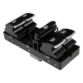 5ND959857 6 قطعة/المجموعة كروم السيارات نافذة التبديل العلوي مفاتيح التحكم في رفع الطاقة متوافق مع VW Golf GTI 5 جيتا in Kuwait