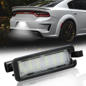 LED License Plate Light for Charger 2015-2023, for Challenger, for Chrysler 300, for Compass 2017-2022, 6500K Tag Light, Rear Lamp Replacement 6000K White, 1 Piece in Kuwait