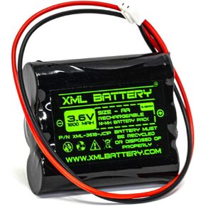 4.8 فولت 1800 مللي أمبير AA1800 Unitech Ni-MH بطارية قابلة للشحن لاستبدال علامة الخروج ضوء الطوارئ in Kuwait