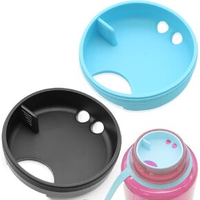 LUTQ 2-Pack Silicone Splashguard for Nalgene, Splashguard Lid Wide Mouth for Nalgene Splash Guard 32 oz Wide Mouth Water Bottle Accessories in Saudi Arabia