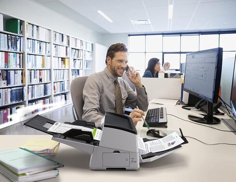 Fujitsu fi-7600 600 x 600 DPI ADF + Scanner ad alimentazione manuale Nero, Bianco A3 in Saudi Arabia