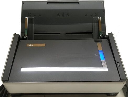Fujitsu ScanSnap S1500 Scanner W/New Adapter, Cable, Cord, Scanned Page in Saudi Arabia