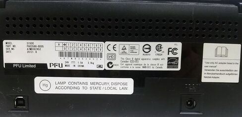 Fujitsu ScanSnap S1500 Scanner W/New Adapter, Cable, Cord, Scanned Page in Saudi Arabia