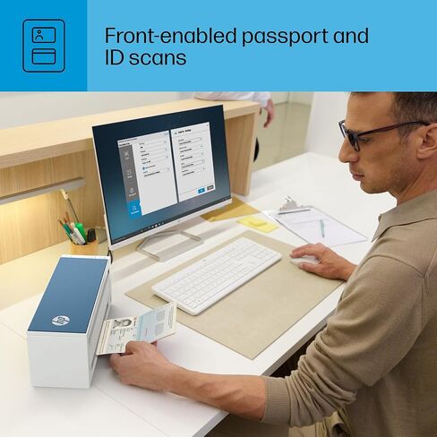 HP ScanJet Pro 4200 s1, Fast 2‑Sided Scanner with Auto Document Feeder, Best for Office (8Q4W2A) in Saudi Arabia