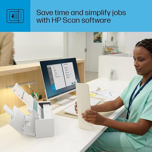 HP ScanJet Pro 4200 s1, Fast 2‑Sided Scanner with Auto Document Feeder, Best for Office (8Q4W2A) in Saudi Arabia