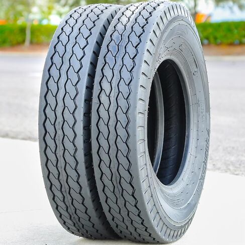 مجموعة من 2 (اثنين) إطارات المقطورة الفاخرة Forerunner QH505 - ST7-15 7X15 (205/90D15) 109/105G نطاق تحميل E LRE 10 طبقات BSW جدار جانبي أسود in Saudi Arabia