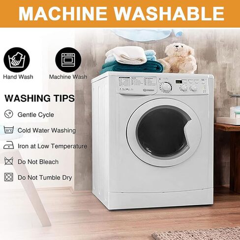 غطاء عثماني ناعم قابل للتمدد مربع أغطية مسند قدم مربعة مع قاع مرن (برتقالي، كبير) in Kuwait