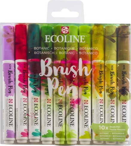 Ecoline Set of 10 brush pens - Architect in Kuwait