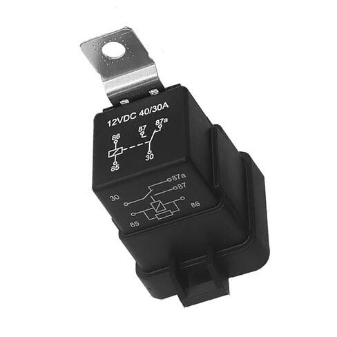 Automotive 5-Pin Relay, 12V/24V 40A, Waterproof Sealed Design for Extreme Weather Conditions, Universal Vehicle Electrical System in Saudi Arabia