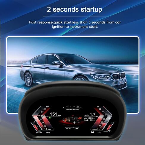 10.25 Zoll Dash Digital، مجموعة أدوات ما بعد البيع، مجموعة قياس لسيارات BMW 3 Series E90 E91 E92 E93 2005-2012، أجهزة قياس لوحة أدوات استبدال السيارات، استبدال مجموعة الأدوات - N in Saudi Arabia