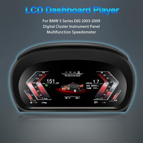 10.25 Zoll Dash Digital، مجموعة أدوات ما بعد البيع، مجموعة قياس لسيارات BMW 3 Series E90 E91 E92 E93 2005-2012، أجهزة قياس لوحة أدوات استبدال السيارات، استبدال مجموعة الأدوات - N in Saudi Arabia