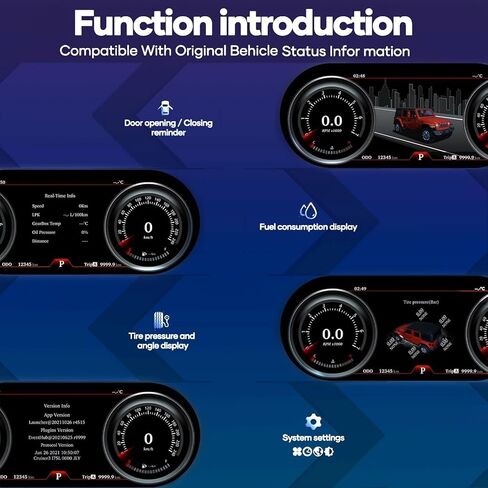 10.25 Zoll Dash Digital، مجموعة أدوات ما بعد البيع، مجموعة قياس لسيارات BMW 3 Series E90 E91 E92 E93 2005-2012، أجهزة قياس لوحة أدوات استبدال السيارات، استبدال مجموعة الأدوات - N in Saudi Arabia