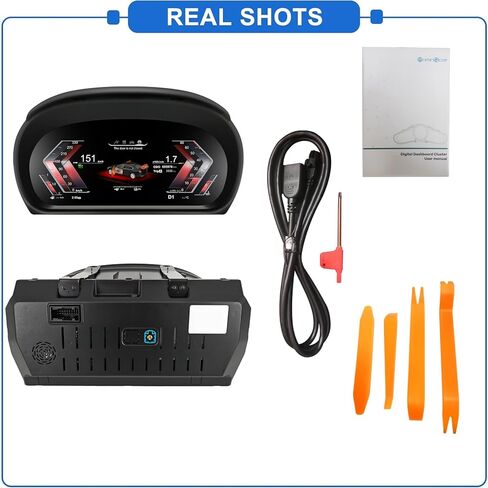 10.25 Zoll Dash Digital، مجموعة أدوات ما بعد البيع، مجموعة قياس لسيارات BMW 3 Series E90 E91 E92 E93 2005-2012، أجهزة قياس لوحة أدوات استبدال السيارات، استبدال مجموعة الأدوات - N in Saudi Arabia