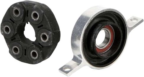 Car Chassis Flex Joint Disc And Driveshaft Center Support Set 26127526631 26111225624 Compatible With E90 E91 E92 E82 in Kuwait