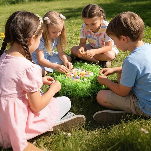 160 قطعة من بيض عيد الفصح المزخرف، بيض صغير من الفوم، بيض مرقط باستيل للحفلات والفصول الدراسية، لوازم يدوية يدوية الصنع، حشوات سلة عيد الفصح، حفلات الربيع، ديكور طاولة العشاء المنزلي in Kuwait