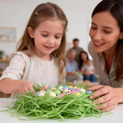 160 قطعة من بيض عيد الفصح المزخرف، بيض صغير من الفوم، بيض مرقط باستيل للحفلات والفصول الدراسية، لوازم يدوية يدوية الصنع، حشوات سلة عيد الفصح، حفلات الربيع، ديكور طاولة العشاء المنزلي in Kuwait