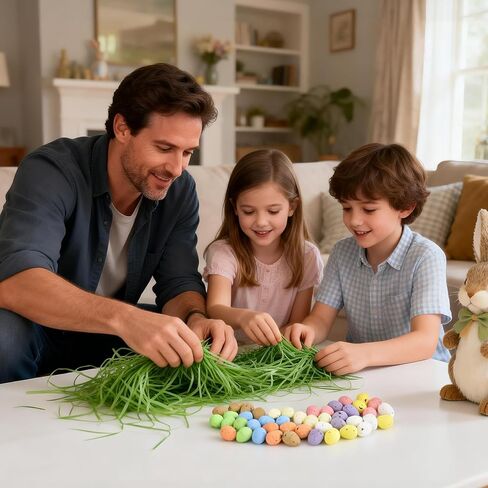 160 قطعة من بيض عيد الفصح المزخرف، بيض صغير من الفوم، بيض مرقط باستيل للحفلات والفصول الدراسية، لوازم يدوية يدوية الصنع، حشوات سلة عيد الفصح، حفلات الربيع، ديكور طاولة العشاء المنزلي in Kuwait