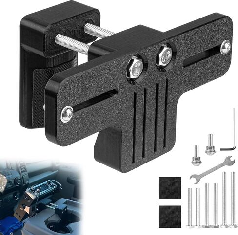 حامل راديو CB عالمي مطور - مشبك مع وسادات مضادة للانزلاق، يناسب الشاحنات ومركبات RVs ومركبات الطرق الوعرة، PETG قوي لتثبيت سريع وآمن in Kuwait