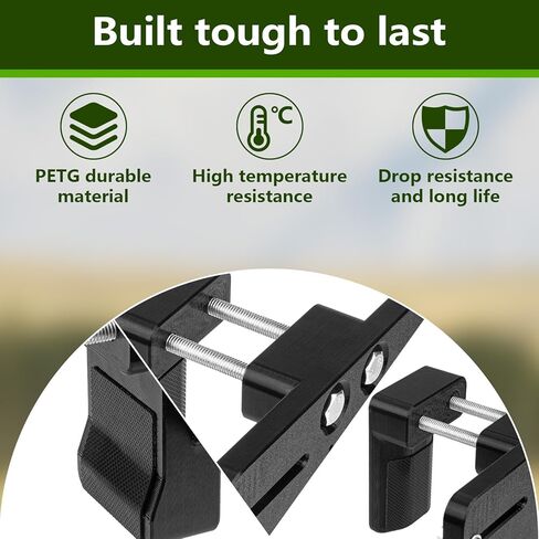 حامل راديو CB عالمي مطور - مشبك مع وسادات مضادة للانزلاق، يناسب الشاحنات ومركبات RVs ومركبات الطرق الوعرة، PETG قوي لتثبيت سريع وآمن in Kuwait