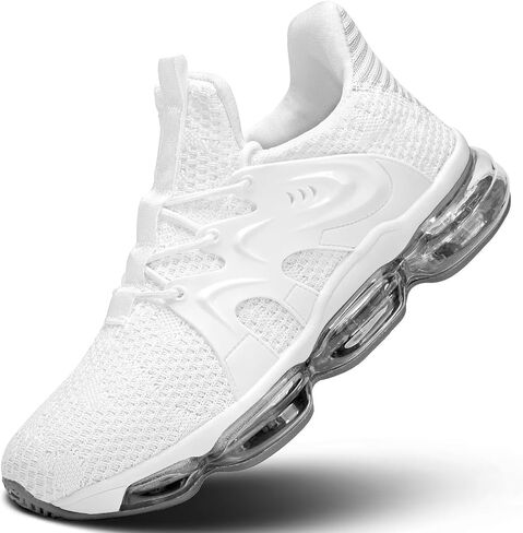 حذاء جري رجالي قابل للتنفس للمشي والتنس كاجوال غير قابل للانزلاق ومريح للعمل وأحذية كرة السلة الرياضية in Kuwait