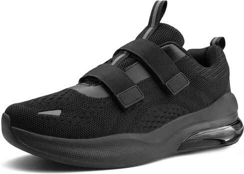 Men's Diabetic Shoes Wide Water-Resistant Slip On Walking Hook and Loop Orthopedic Shoes for Swollen Feet with Arch Support for Nephropathy Elderly Foot Pain Relief in Saudi Arabia