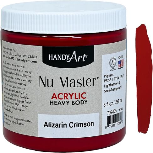Handy Art Nu Master Heavy Body Acrylic Paint 8 ounce, Mars Black in Kuwait