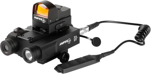 Sniper FL2000T Green Laser Sight + 200LM LED Flashlight Combo with Pressure Cord Switch in Saudi Arabia