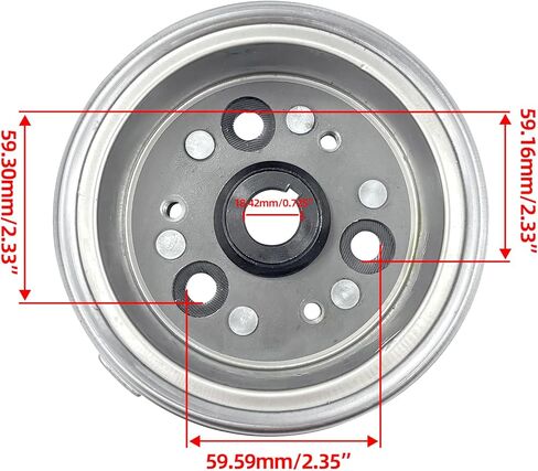 Magneto Flywheel Rotor for 50cc 70cc 90cc 110cc 125cc Electrical Start Dirt Pit Bike Go Kart ATV 4 Wheeler Quad in Saudi Arabia